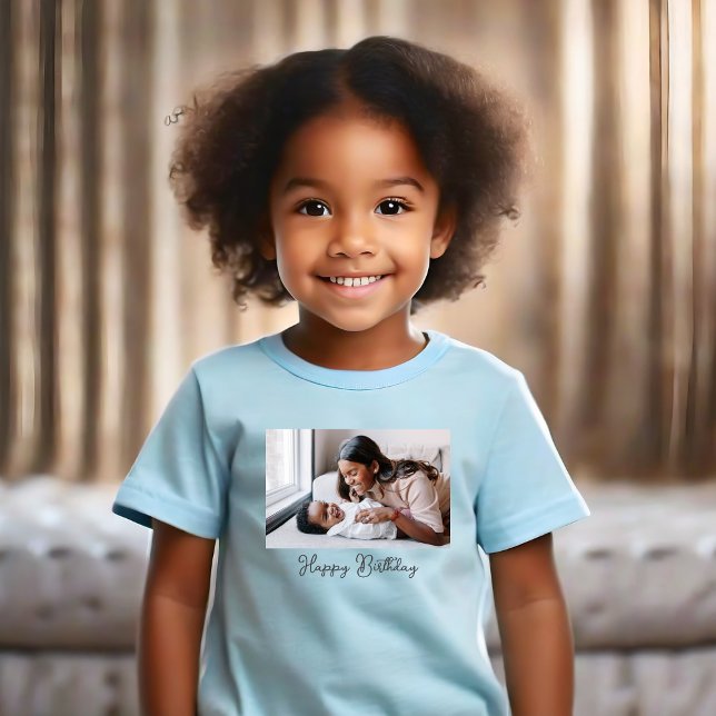 Camiseta Para Bebê Foto personalizada Parabéns (Criador carregado)