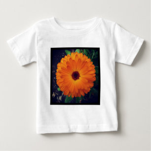 Camiseta Para Bebê Foto Quadrada - Marigold