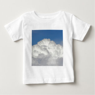 Camiseta Para Bebê Foto Quadrada - Nuvem
