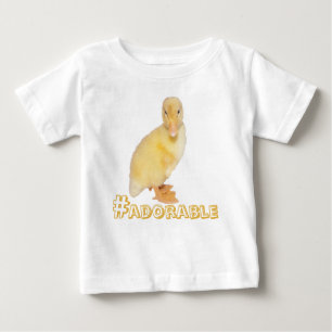 Camiseta Para Bebê Fotografia do Duque Amarelo Adorável
