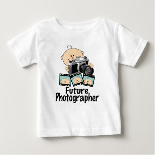 Camiseta Para Bebê Fotógrafo futuro