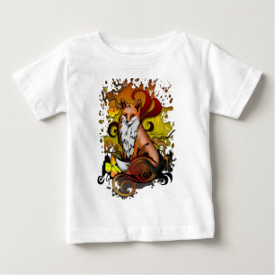 Camiseta Para Bebê Fox ao ar livre