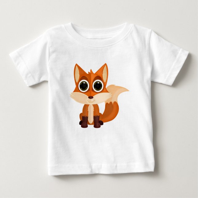 Camiseta Para Bebê Fox Baby (Frente)