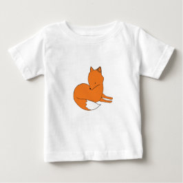 Camiseta Para Bebê Fox Baby Fine Jersey T-Shirt, White