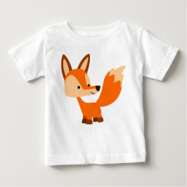 Camiseta Para Bebê Fox Baby T Shirt - Cartoon Bonito