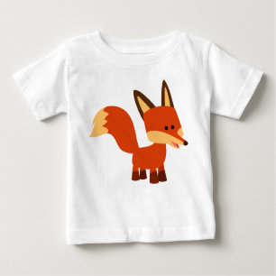 Camiseta Para Bebê Fox Baby T Shirt - Cartoon de Astute