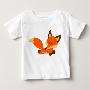Camiseta Para Bebê Fox Baby T Shirt - Cartoon de Frota
