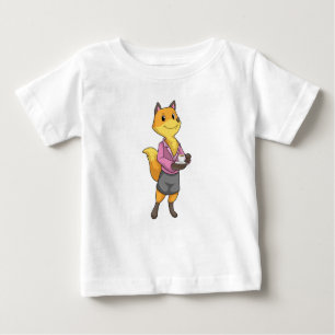 Camiseta Para Bebê Fox como secretário da Copa do Café