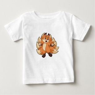 Camiseta Para Bebê Fox Engraçada