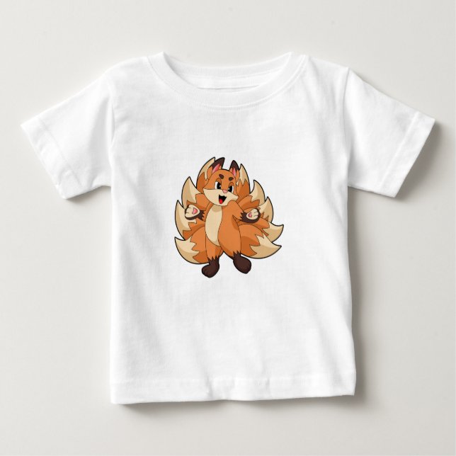Camiseta Para Bebê Fox Engraçada (Frente)