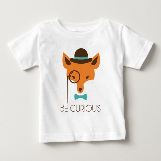 Camiseta Para Bebê Fox Sneaky (Frente)