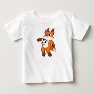 Camiseta Para Bebê Fox Soccer