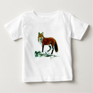 Camiseta Para Bebê Fox Toddler Long Sleeve