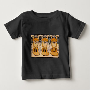 Camiseta Para Bebê Foxy