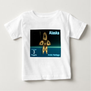 Camiseta Para Bebê Fractal Inuit Hunter