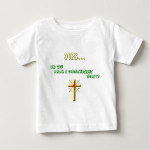 Camiseta Para Bebê Fragmento de Mandato Cristão