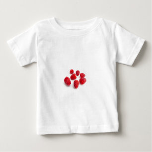 Camiseta Para Bebê Framboesas