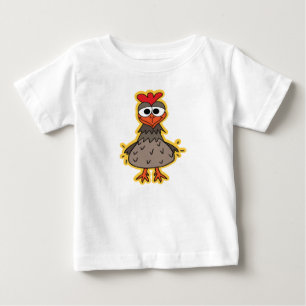Camiseta Para Bebê frango bobo
