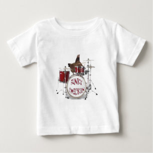 Camiseta Para Bebê Frango Engraçado Engraçado