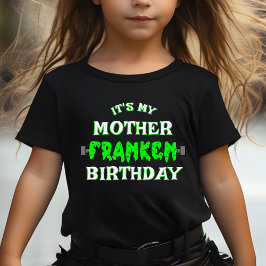 Camiseta Para Bebê Frankenstein Engraçado É o meu aniversário