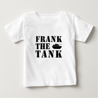 Camiseta Para Bebê frankthetank3blk