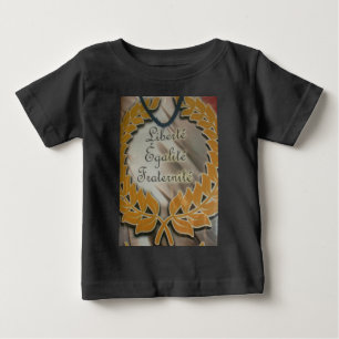 Camiseta Para Bebê Fraternidade da Igualdade de Liberdade.png