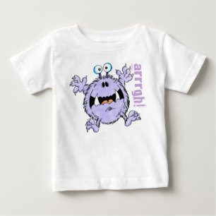 Camiseta Para Bebê Fred Assustado