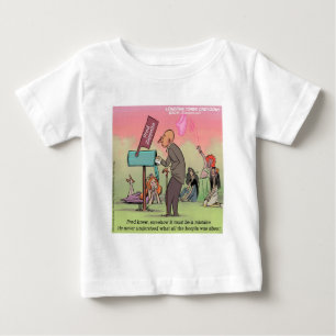Camiseta Para Bebê Fred Divertido de Rock And Roll