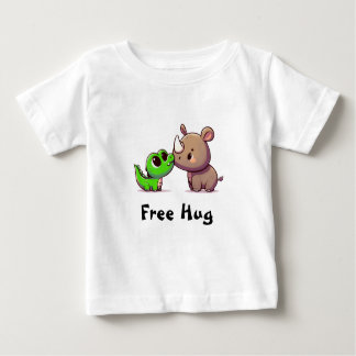 Camiseta Para Bebê Free Hug