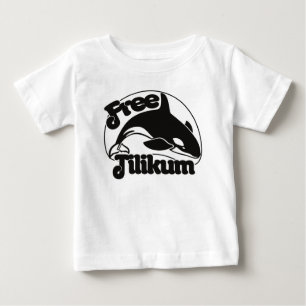 Camiseta Para Bebê Free Tilikum