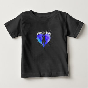 Camiseta Para Bebê Frenchie Mãe Cachorro Francês Cachorro Cachorro Mã