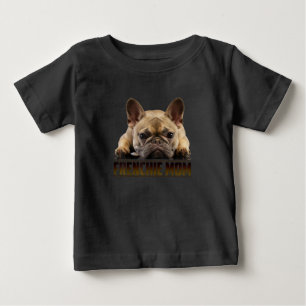 Camiseta Para Bebê frenchie mãe presente de mãe de buldogue franc