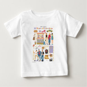 Camiseta Para Bebê FRIENDS™ 30 Anos de Amizade