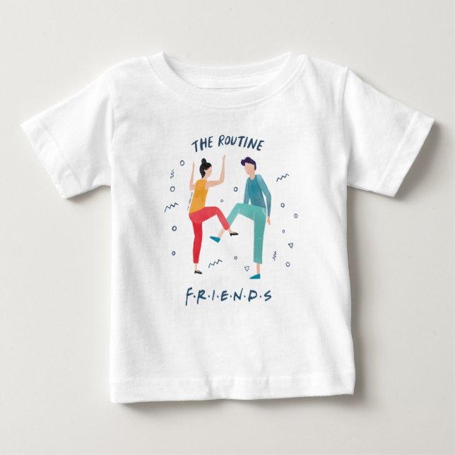 Camiseta Para Bebê FRIENDS™ | A Rotina (Frente)