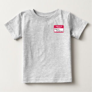 Camiseta Para Bebê FRIENDS™   Olá, meu nome é Regina Phalange