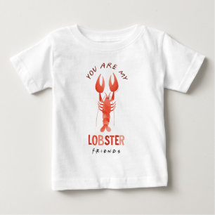 Camiseta Para Bebê FRIENDS™   Você É Minha Lagosta Gráfico Aquarela