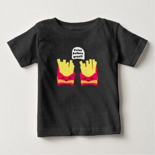 Camiseta Para Bebê Fries Antes das Caras!