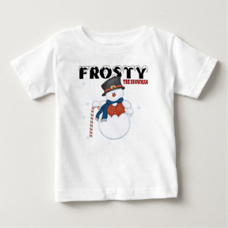 Camiseta Para Bebê Frosty, o boneco de neve