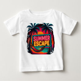 Camiseta Para Bebê Fuga de Verão sem fim - Aventura Ultrassada