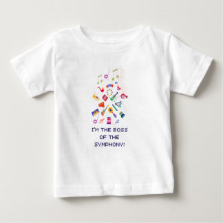 Camiseta Para Bebê Fun Musical Instruments Kids T-Shirt
