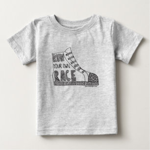 Camiseta Para Bebê Funcione seu próprio Bodysuit orgânico do bebê
