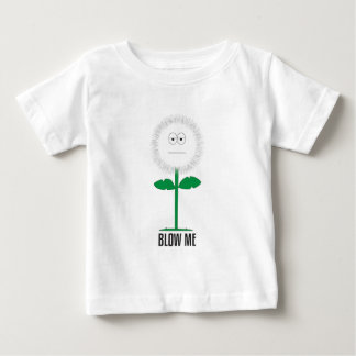 Camiseta Para Bebê Funda-me dente-de-leão