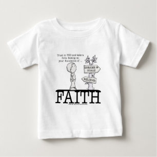 Camiseta Para Bebê Fundação da Fé