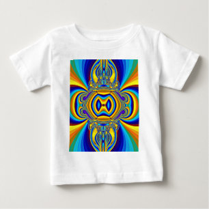 Camiseta Para Bebê Fundo Abstrato Colorido-14334