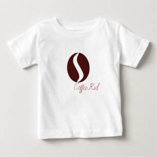 Camiseta Para Bebê Funky Coffee Bean