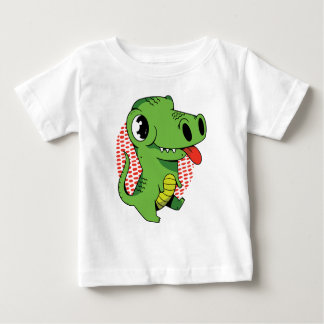 Camiseta Para Bebê Funny And Cute Baby Dinosaur