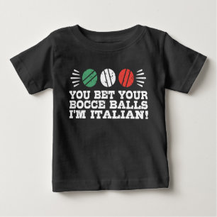 Camiseta Para Bebê Funny Bocce Ball