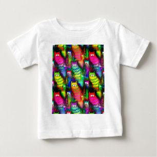 Camiseta Para Bebê Funny Cats Pattern-54578