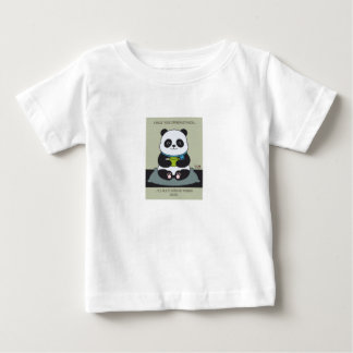 Camiseta Para Bebê Funny Custom Sarcastic Panda Opinion Coworker Gift