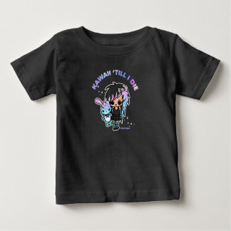 Camiseta Para Bebê Funny Kawaii Pastel Gótico Emo Gothic Chibi Anime